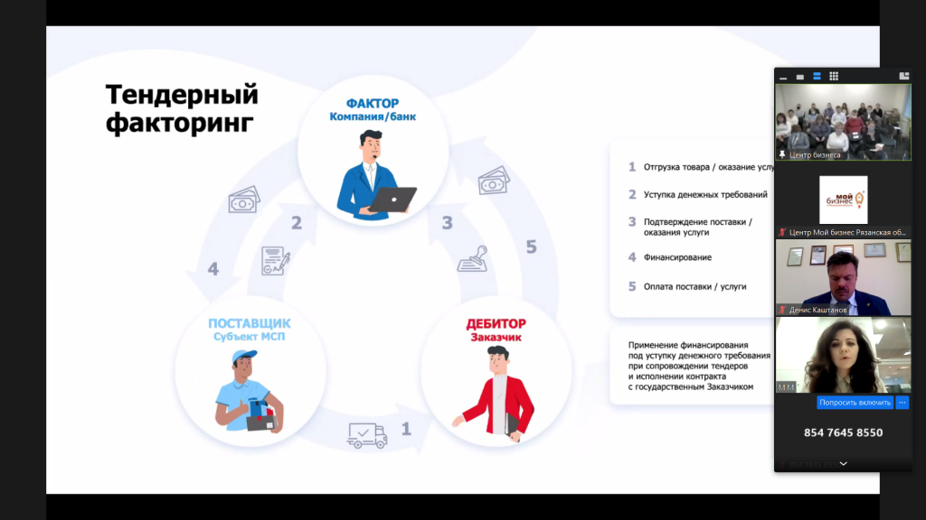 Заказчикам Рязанской области презентовали Открытую факторинговую платформу от «МСП Банка»