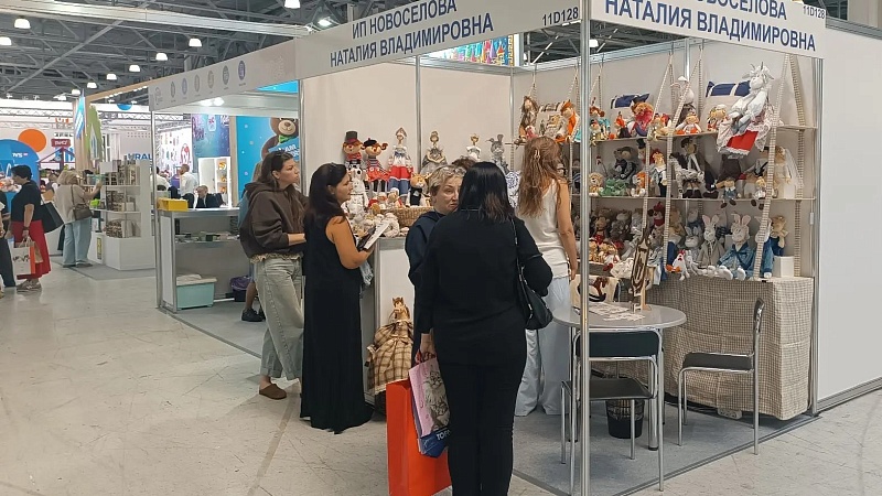 Производитель мягких игрушек из Калуги нашел новых партнеров на выставке «Мир детства» 