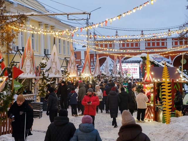 95 тысяч человек посетили ярмарку «Рождество на Старом Торге»
